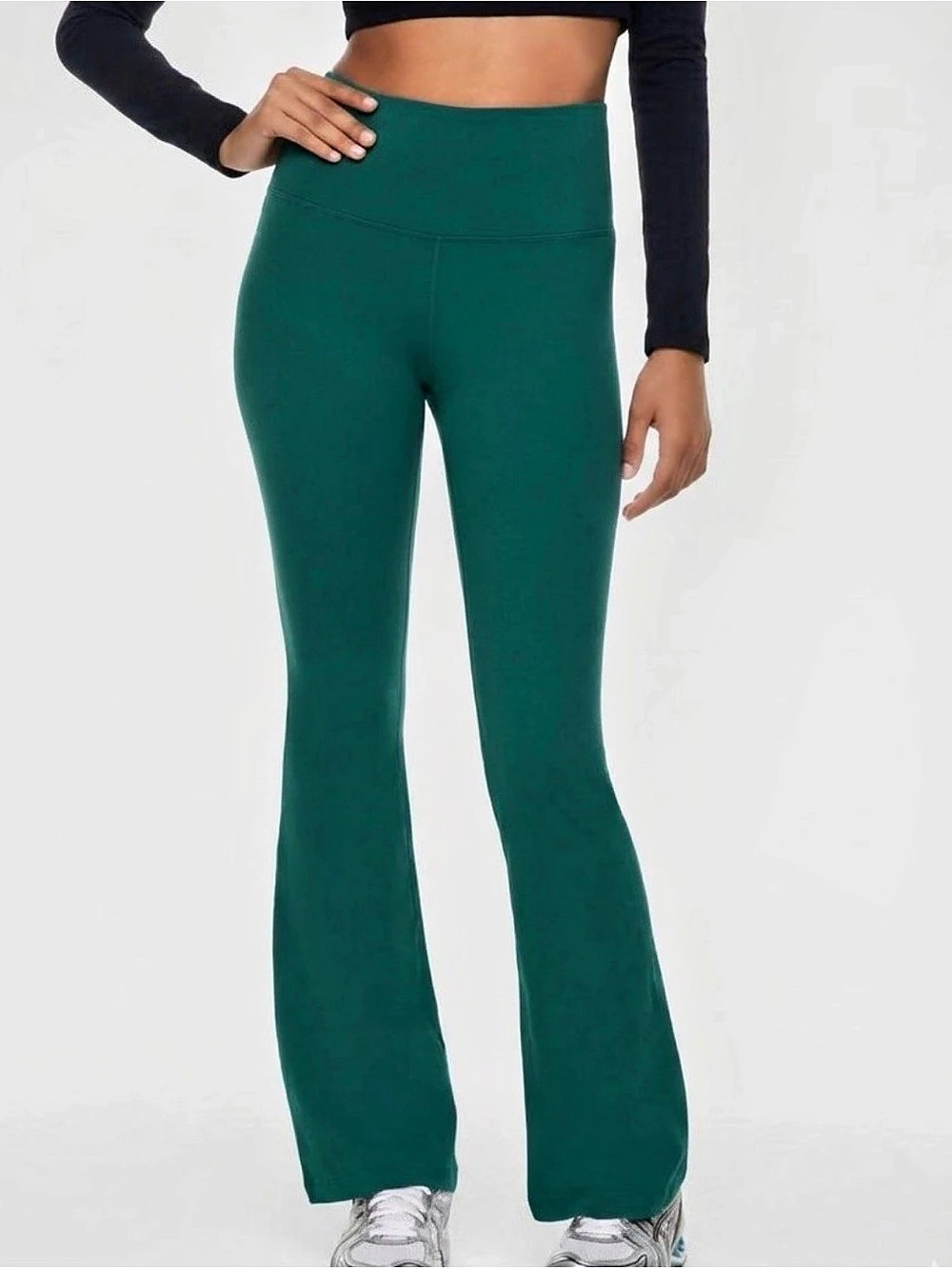 ARITZIA TnaCHILL™ Cheeky Hi-Rise Flare Legging - Evergreen | SIZE XL